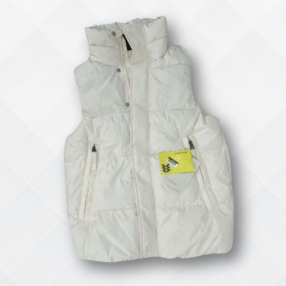 all in motion Jackets & Blazers - NWT All in Motion Women’s Long Puffer Vest – Off White – Size M – WJK-100023
